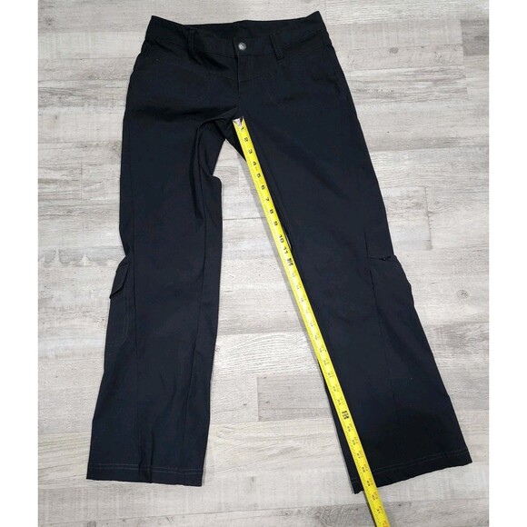 Athleta Dipper Pants Women's Black Low Rise Cargo Flare Hiking Outdoor Sizes 2 - Picture 3 of 10